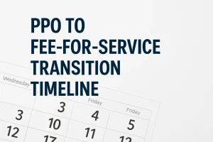 PPO To Fee-For-Service Transition Timeline